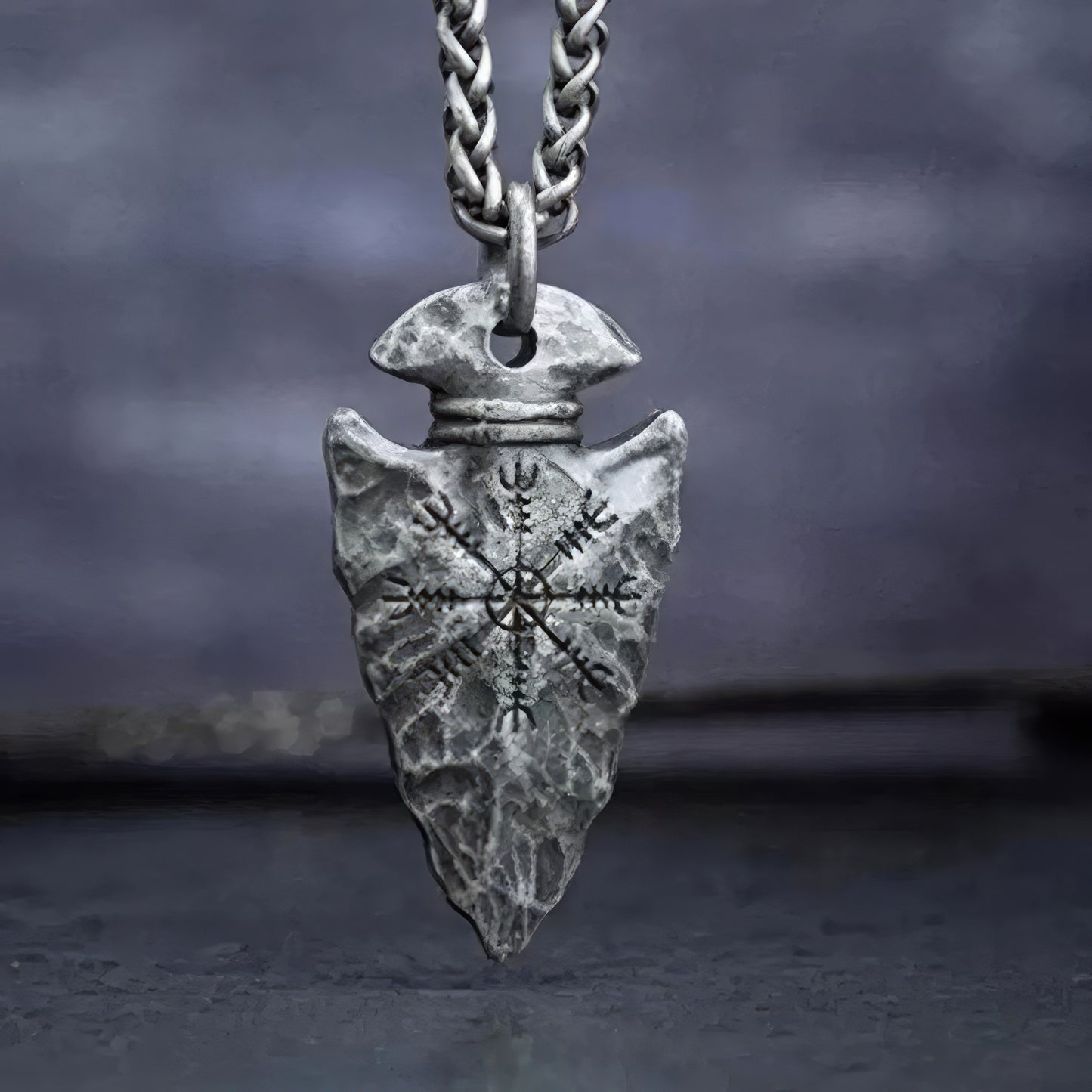 Stylish Viking Spear Amulet Necklace