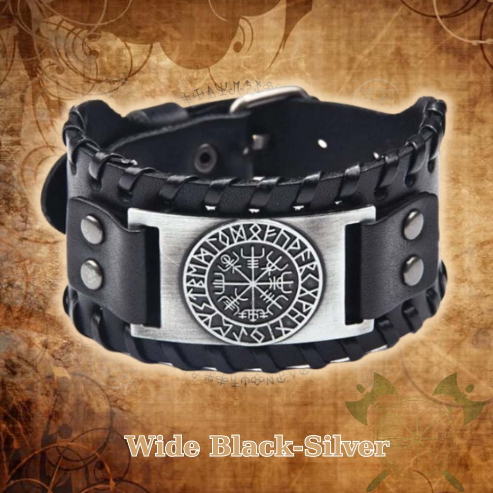 Viking Leather Bracelet Handmade