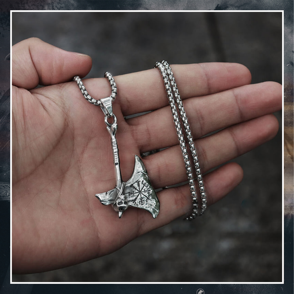 Viking Warrior Axe Necklace