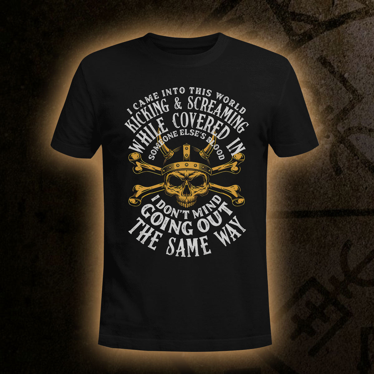 Funny Viking I Came Into This World Viking Lover Viking T Shirt
