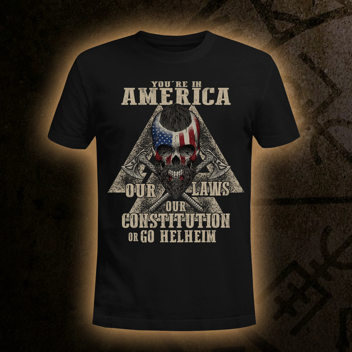 You Are In America Viking T-shirt