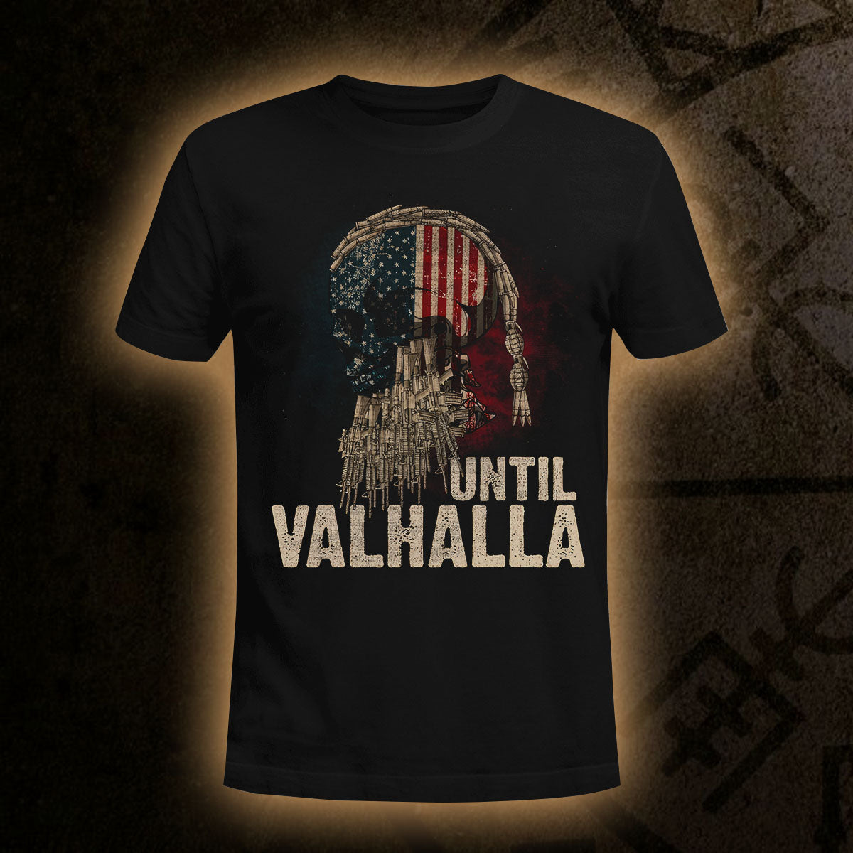 Until Valhalla Viking T Shirt