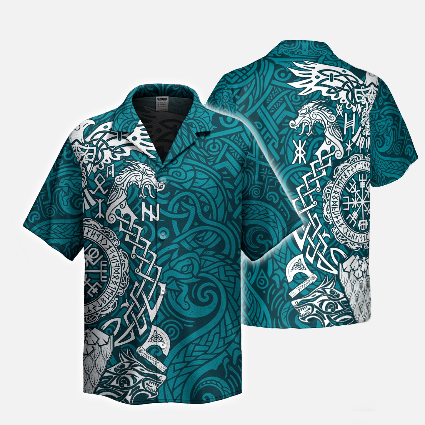 Viking Mythology Hawaii Shirt - Odin's Wisdom