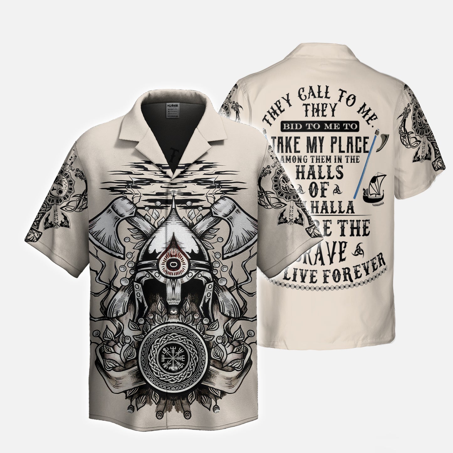 Viking Berserker - Viking Hawaiian Shirt