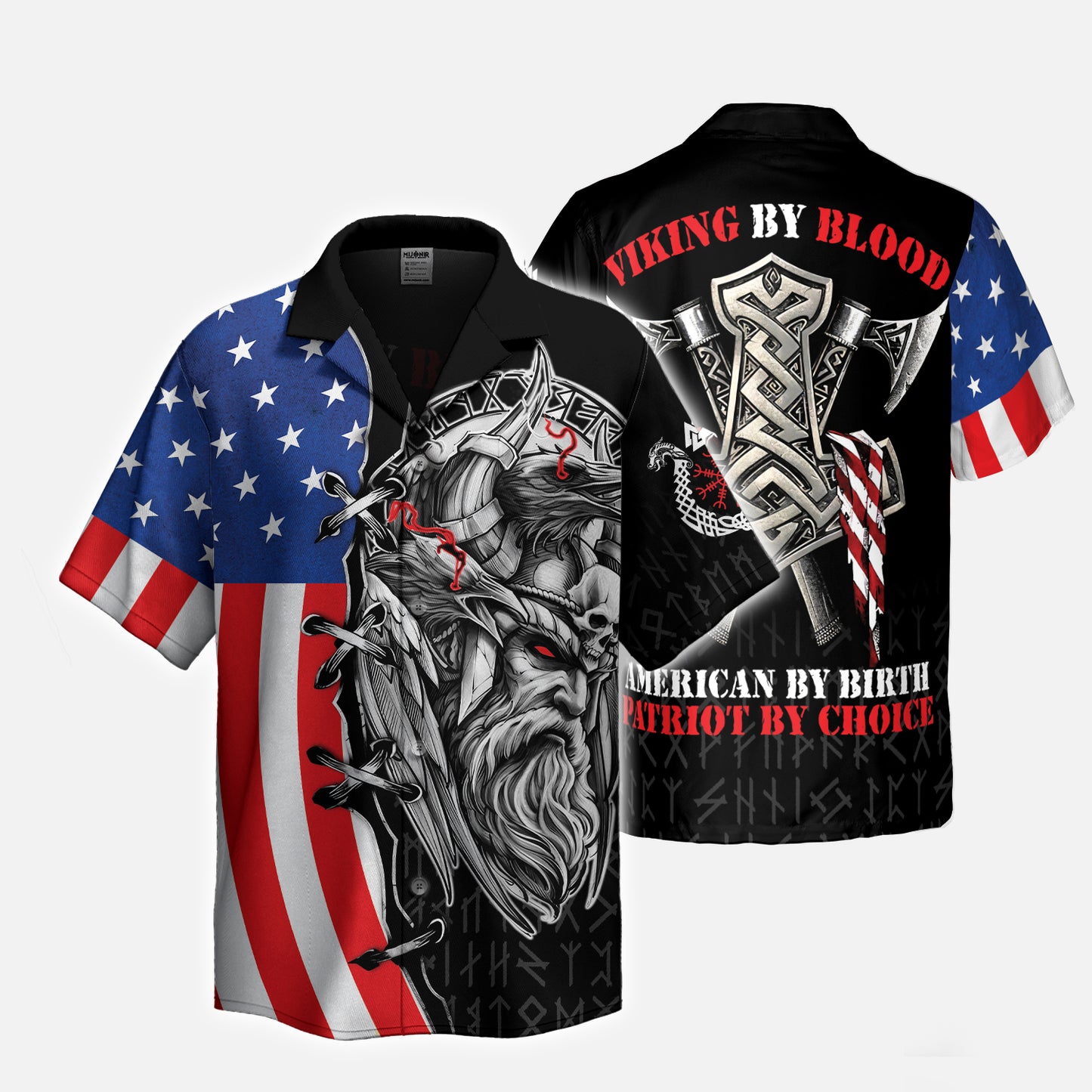 Viking by Blood, Patriot by Choice – Hawaii Shirt
