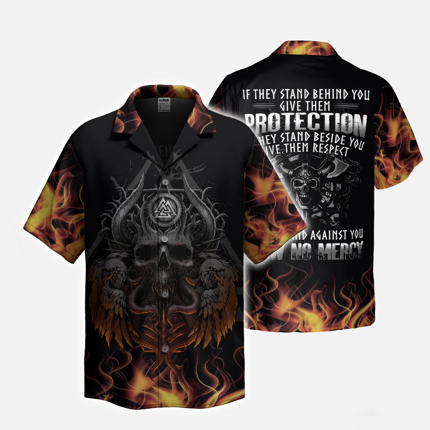 Viking Valor Skull – Hawaii Shirt