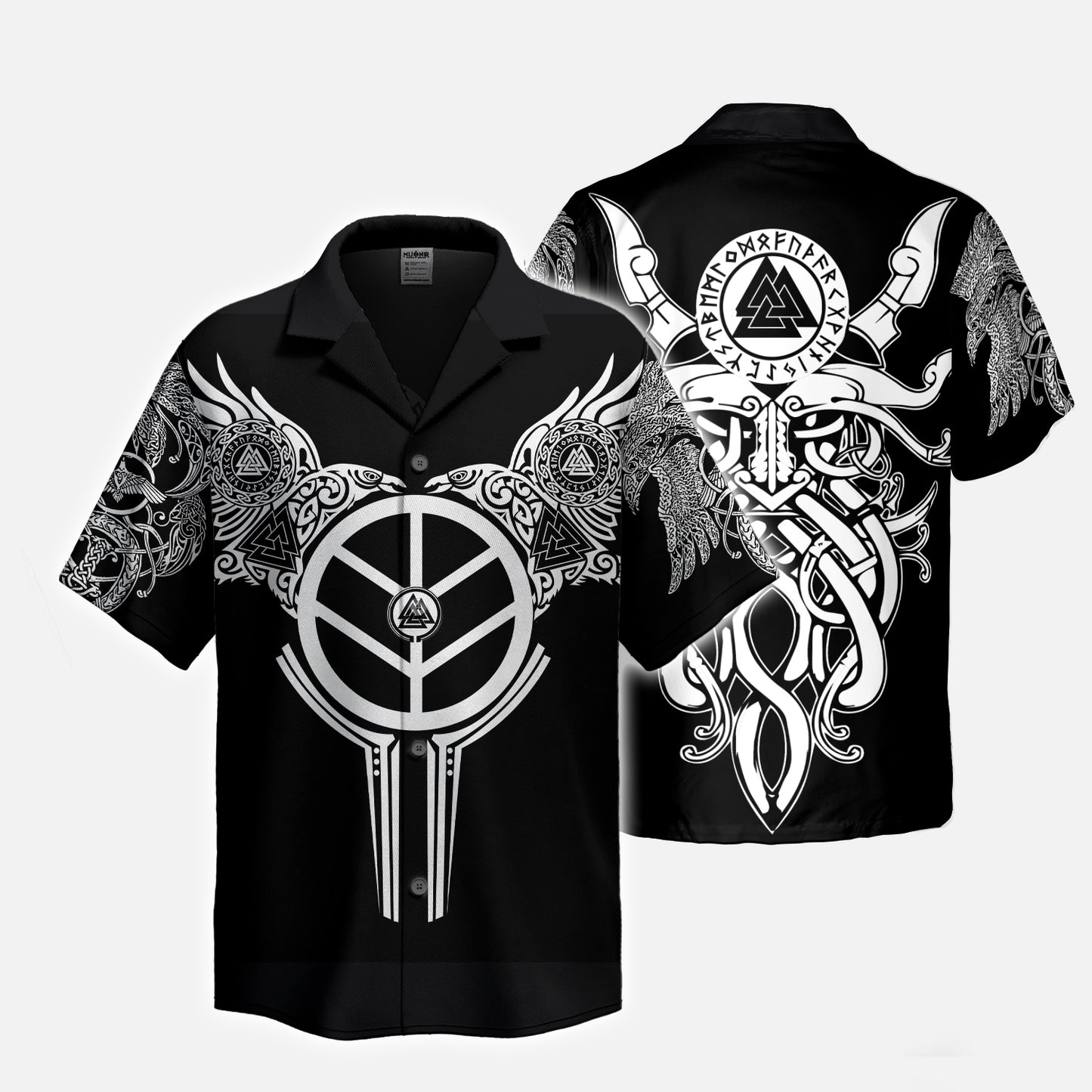 Runic Shield Hawaiian Shirt