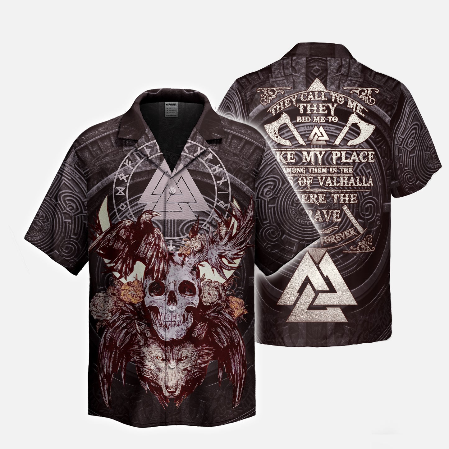 Valhalla Spirit - Viking Hawaiian Shirt