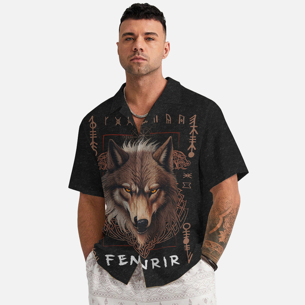 Fenrir Wolf - Hawaii Shirt