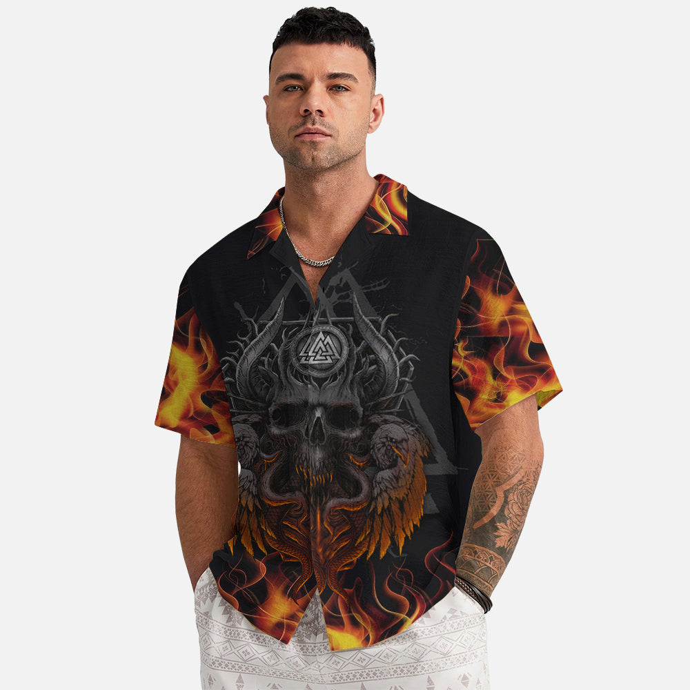 Viking Valor Skull – Hawaii Shirt