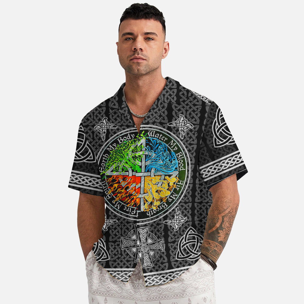 Viking Sign My Blood – Hawaii Shirt