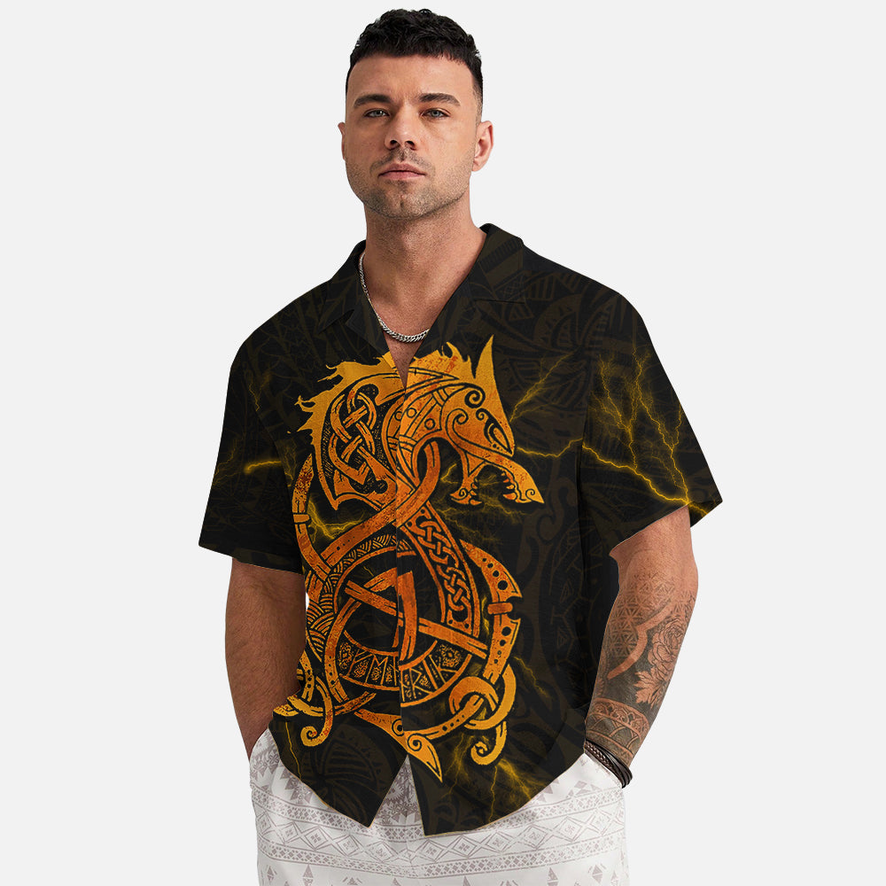 Norse Dragon Hawaiian Shirt