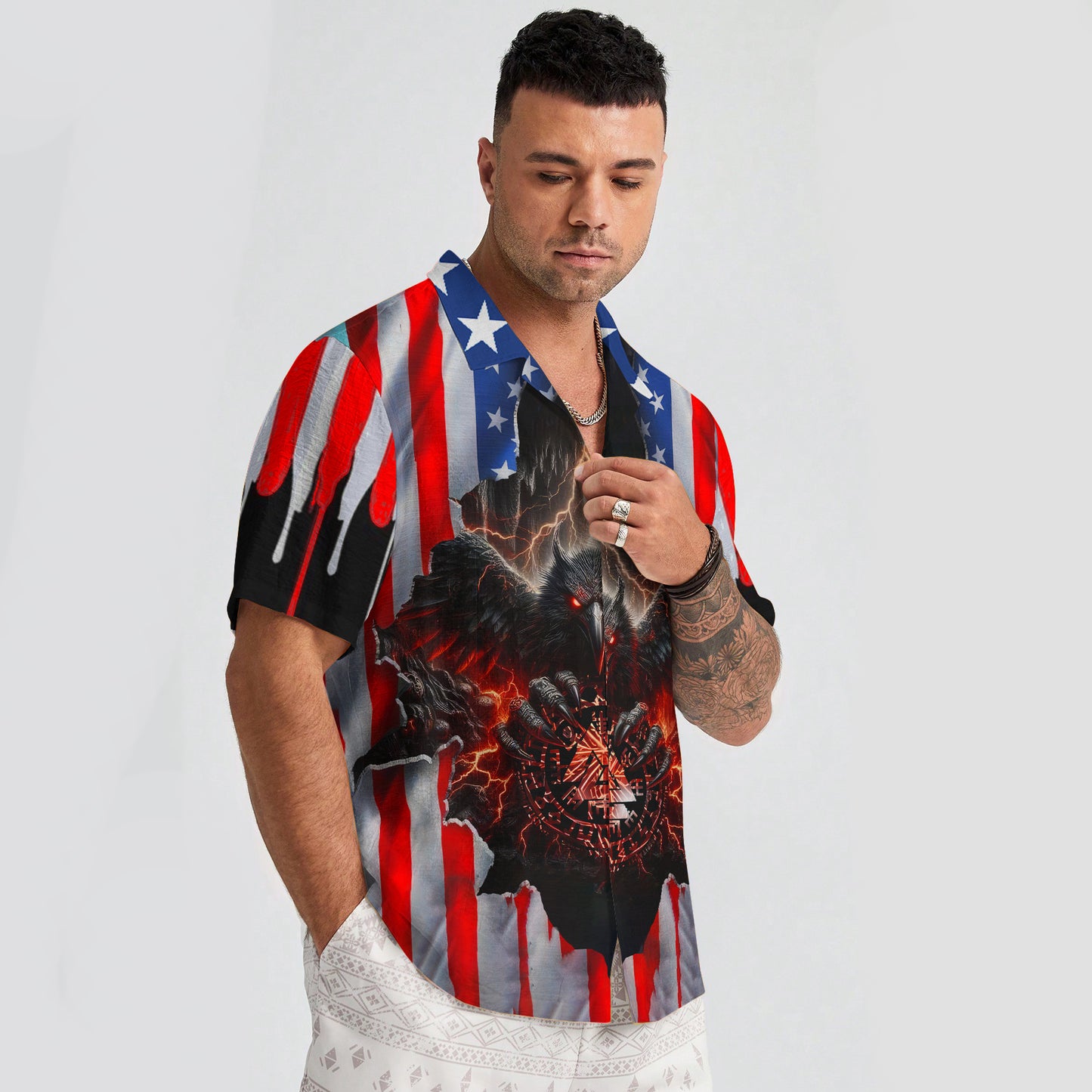 Raven's Thunder Viking – Hawaii Shirt