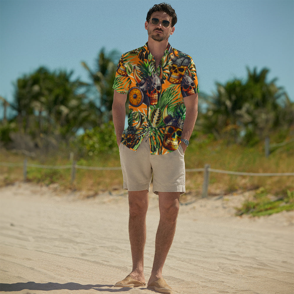 Viking Skull Warrior – Hawaii Shirt