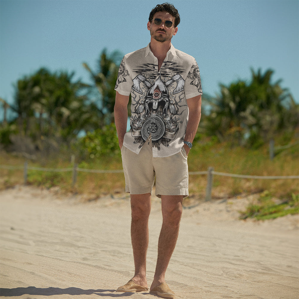 Viking Berserker - Viking Hawaiian Shirt