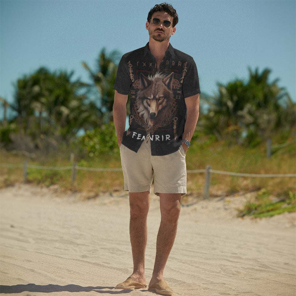 Fenrir Wolf - Hawaii Shirt
