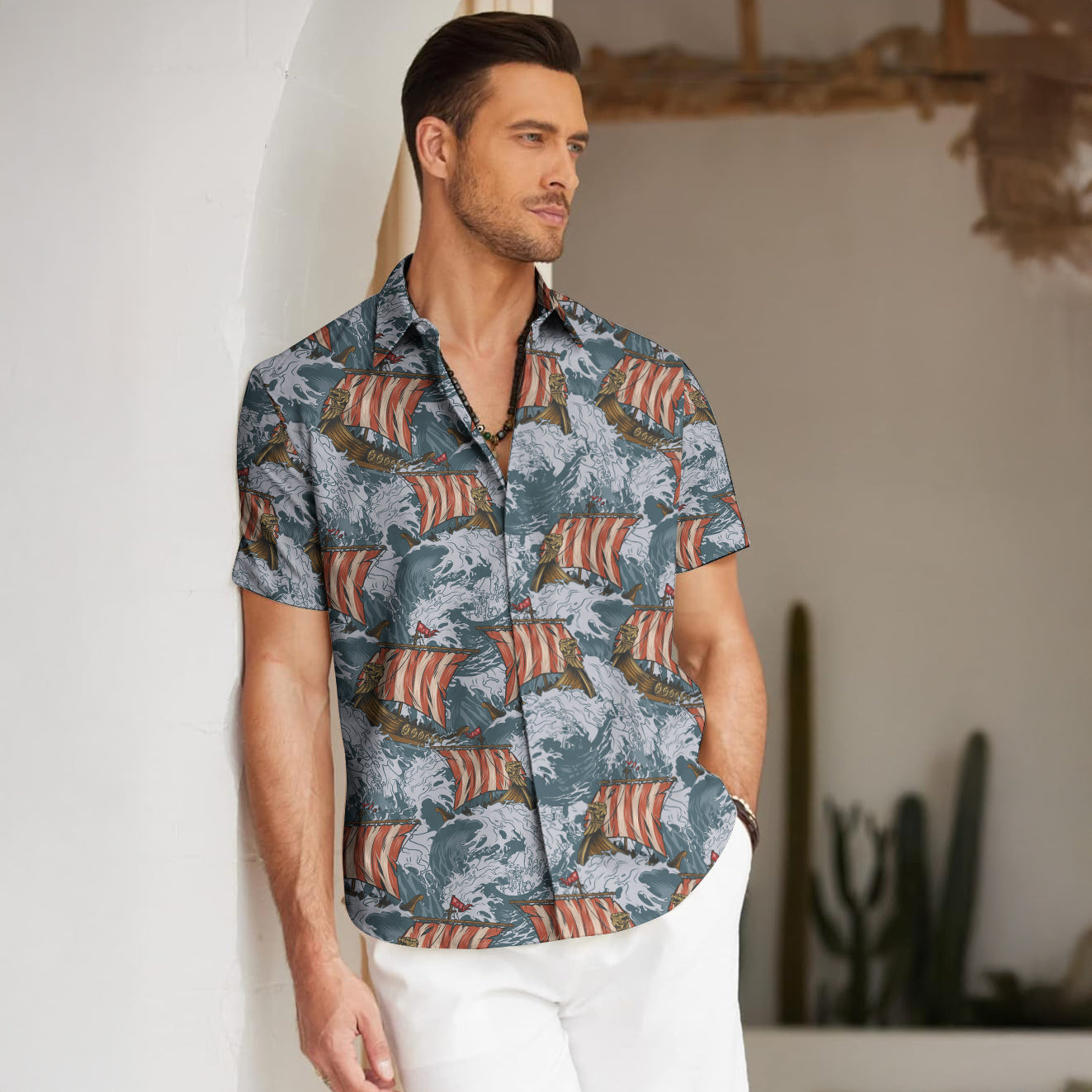 Viking Longship – Hawaii Shirt