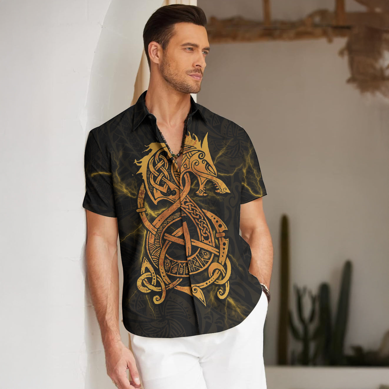 Norse Dragon Hawaiian Shirt