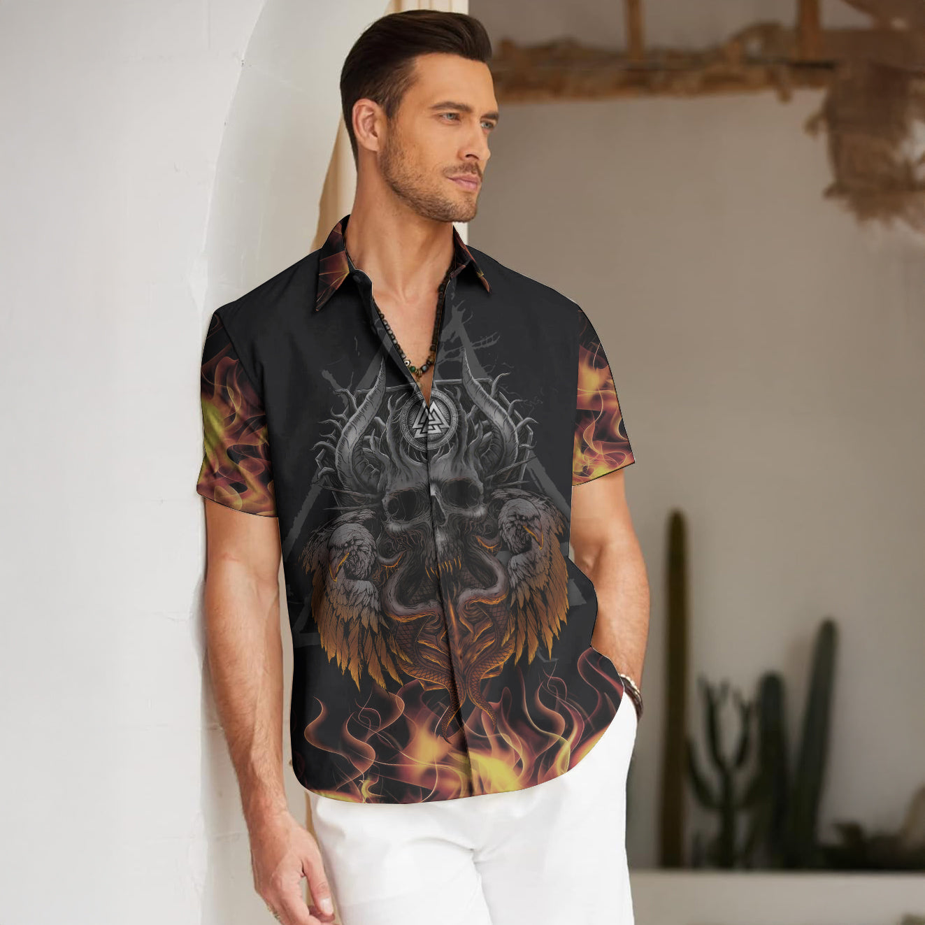Viking Valor Skull – Hawaii Shirt