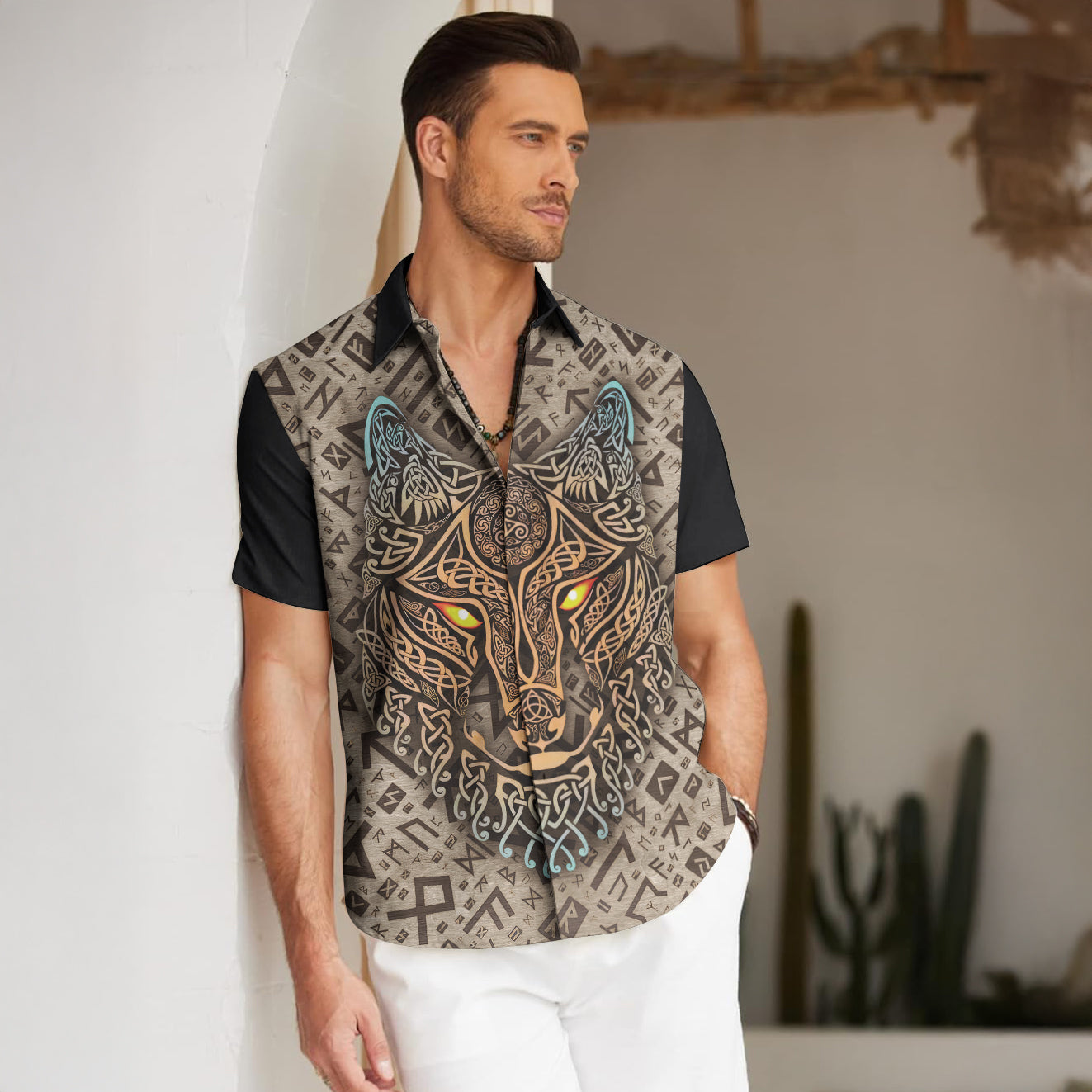 Fenrir's Gaze – Hawaii Shirt