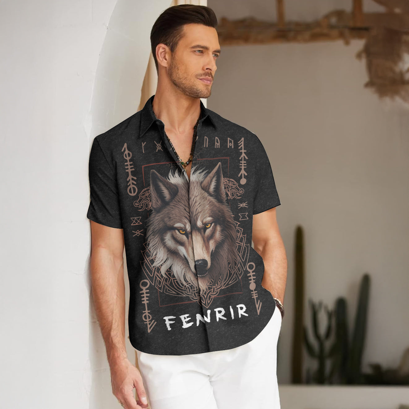 Fenrir Wolf - Hawaii Shirt