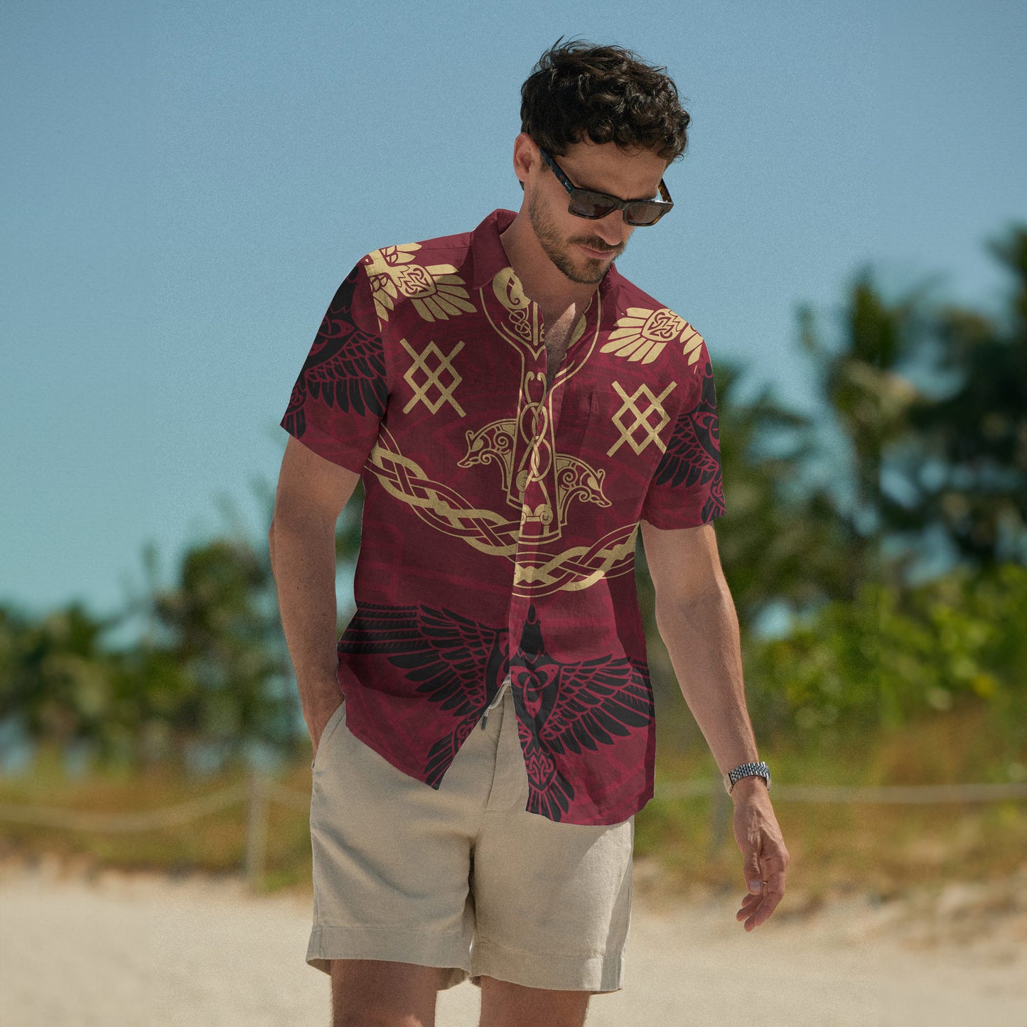 Thor's Hammer Hawaiian Shirt