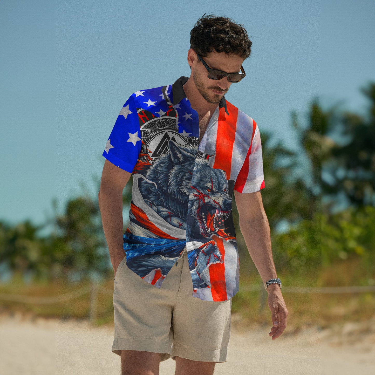 Fenrir's Fury Viking – Hawaii Shirt