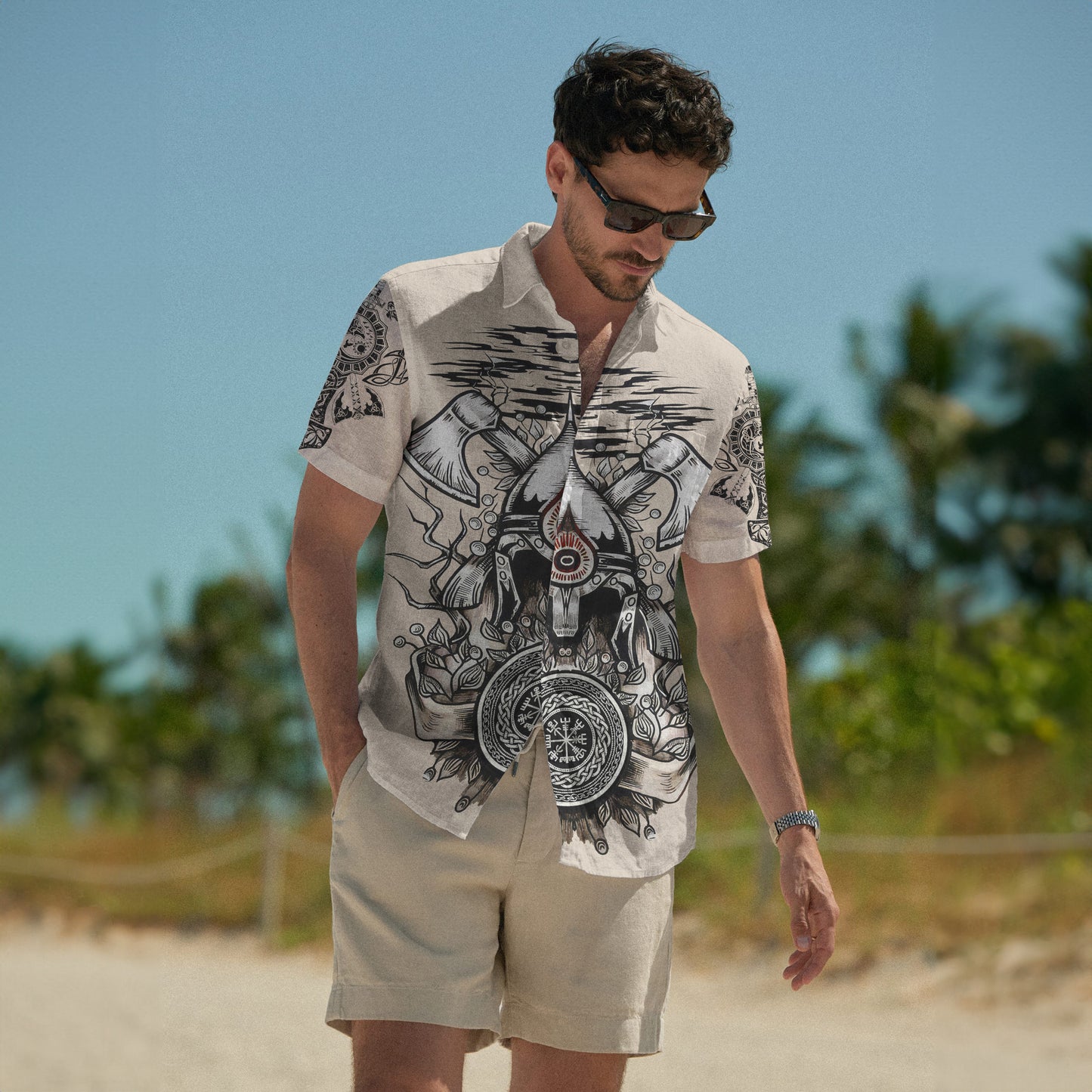 Viking Berserker - Viking Hawaiian Shirt
