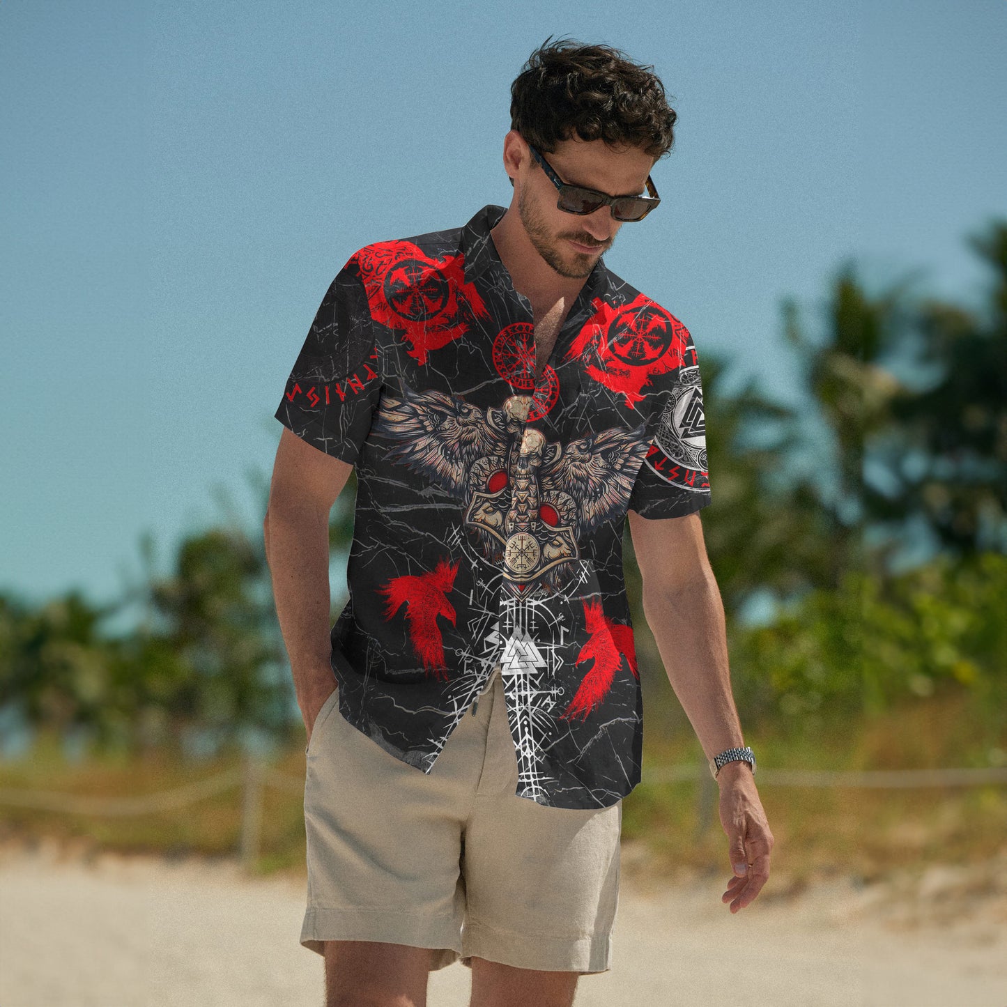 Raven's Roar Viking – Hawaii Shirt