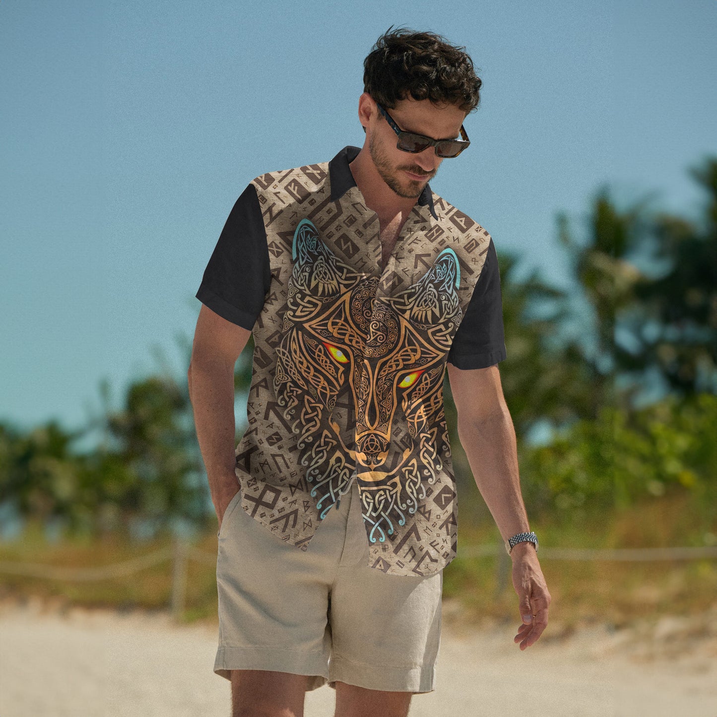 Fenrir's Gaze – Hawaii Shirt