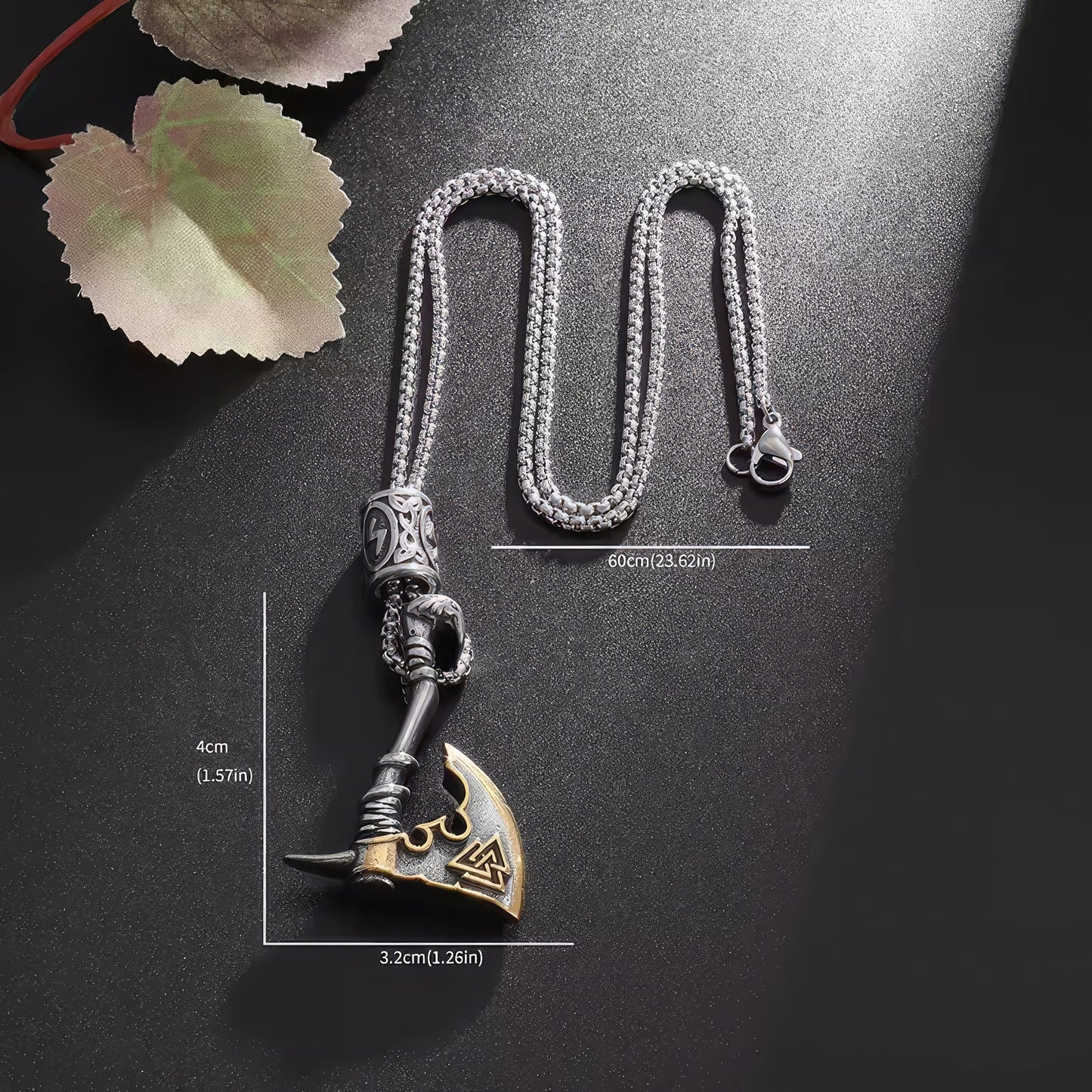 Viking Battle Ax Punk Necklace