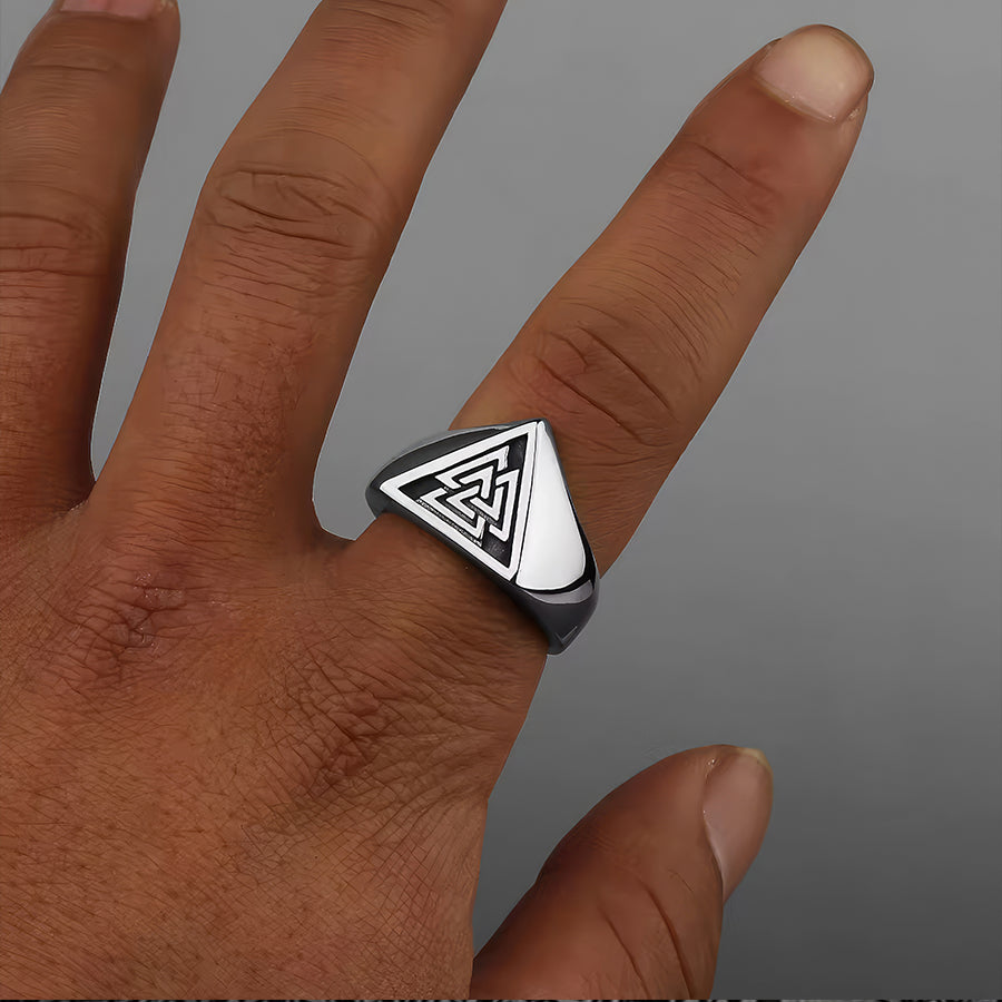 Viking Valknut Ring
