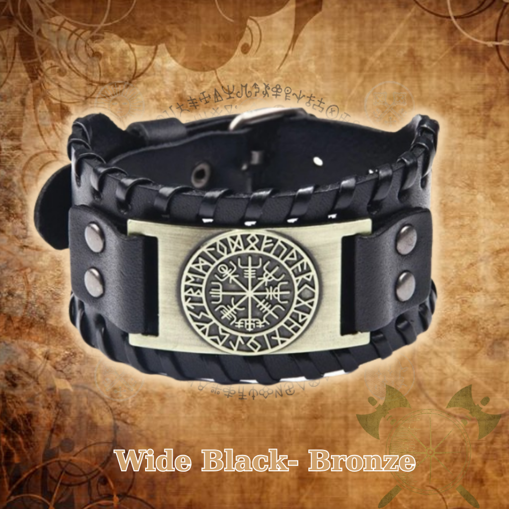 Viking Leather Bracelet Handmade