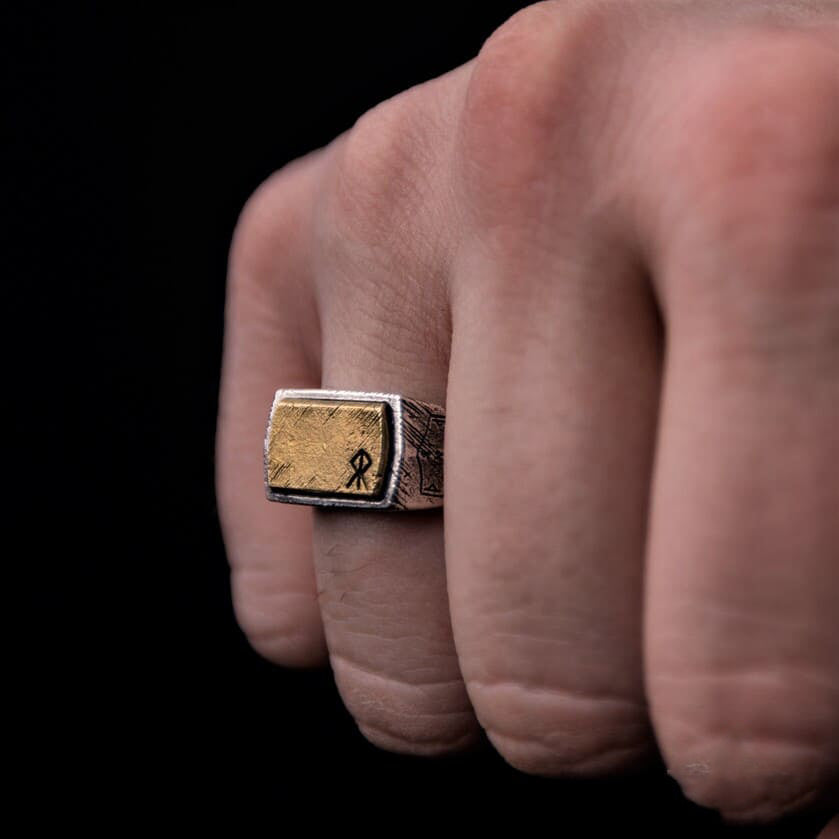 Silver Magical Rune Nordic Ring