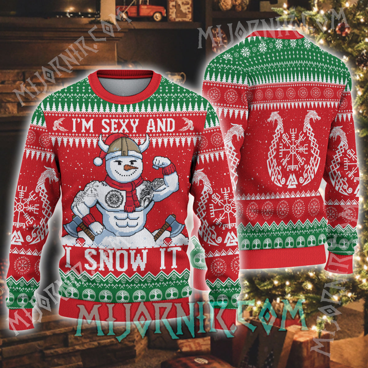I'm Sexy And - Viking Ugly Christmas Sweater