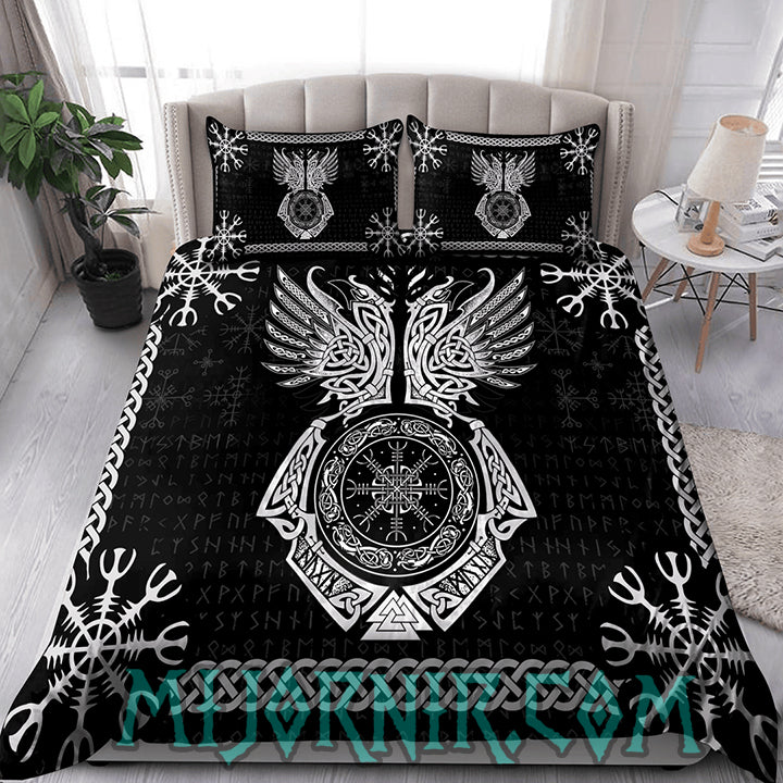 Valknut Guardian - Viking Duvet Cover