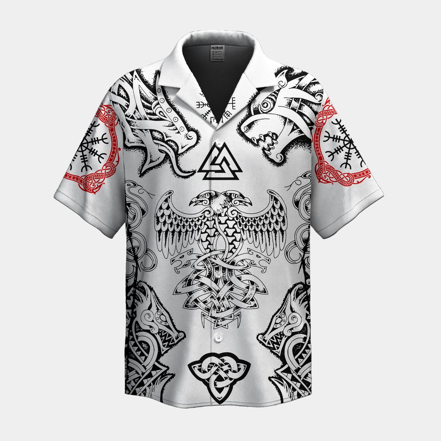 Nordic Skull Raven – Hawaii Shirt