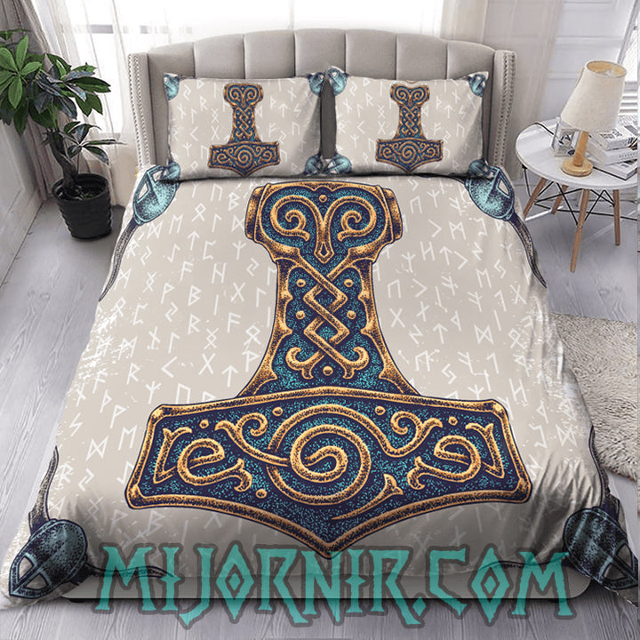 Thor's Hammer - Viking Duvet Cover