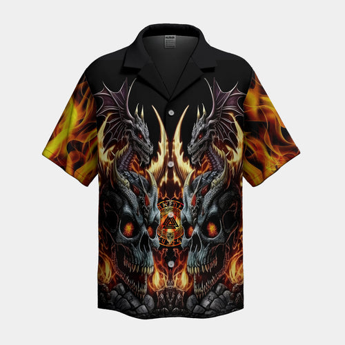 Viking Dragon Flames – Hawaiian Shirt