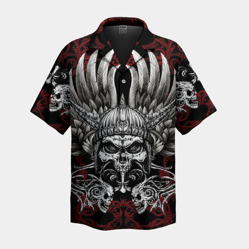 Scarlet Viking Warrior – Hawaii Shirt