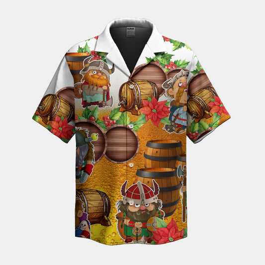Viking Loves Beer Funny Christmas Style – Hawaii Shirt