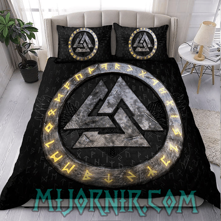 Valknut's Power - Viking Duvet Cover