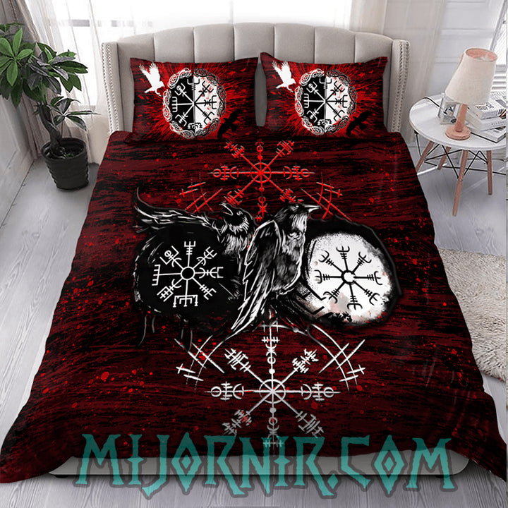 Odin's Ravens - Viking Duvet Cover