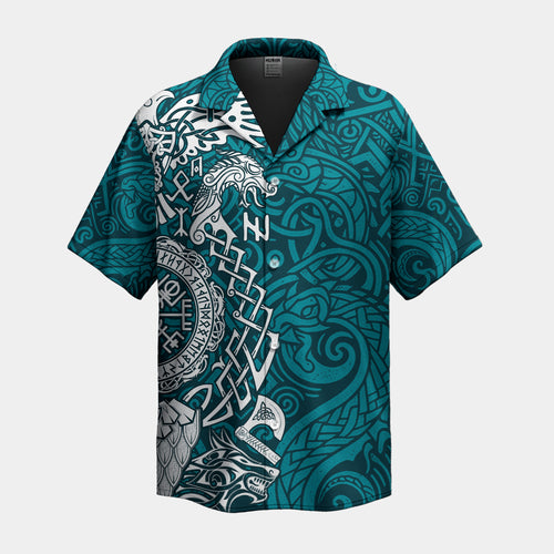 Viking Mythology Hawaii Shirt - Odin's Wisdom