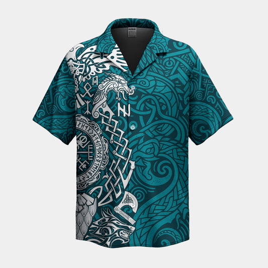 Viking Mythology Hawaii Shirt - Odin's Wisdom