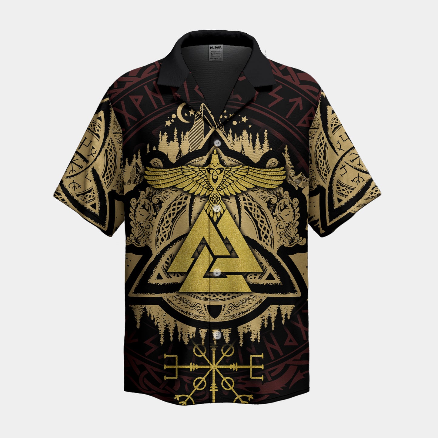 Norse Mythic Emblem Hawaiian Shirt
