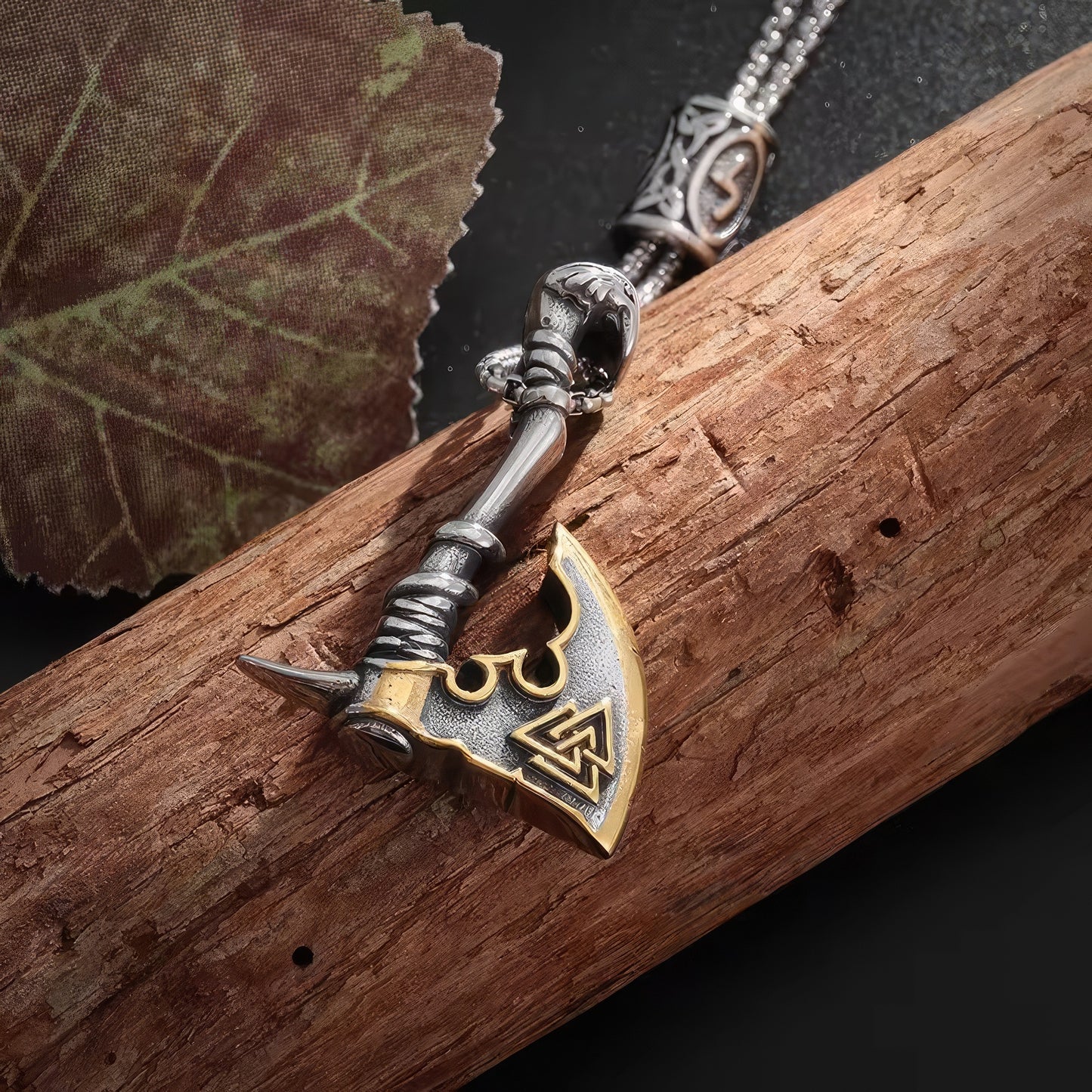 Viking Battle Ax Punk Necklace