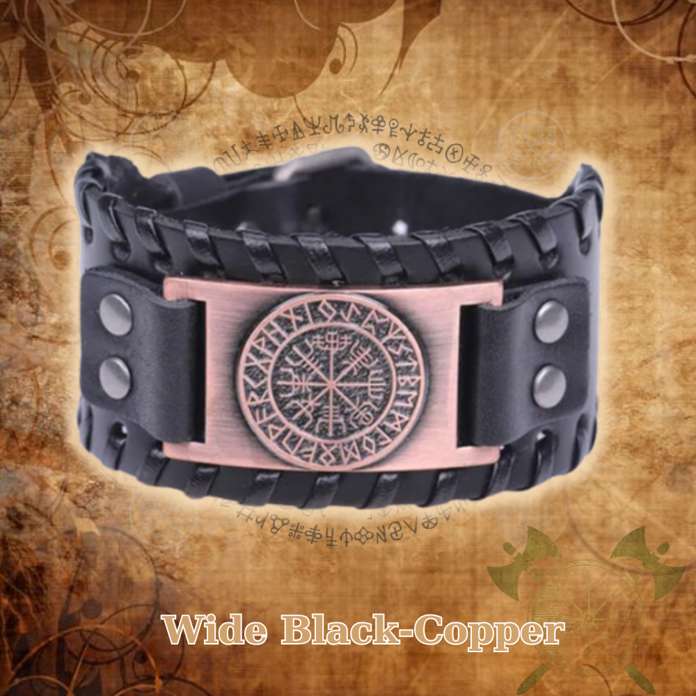 Viking Leather Bracelet Handmade