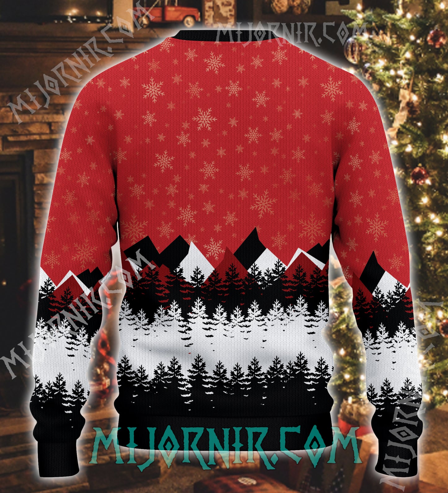Nordic Snowman Swagger - Viking Ugly Christmas Sweater