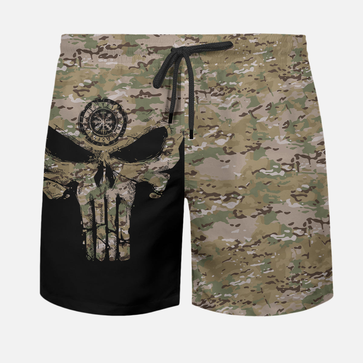 Viking Skull Camo Hawaiian Set – Tactical Style